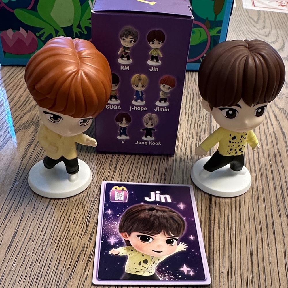 BTS Character Figurine Set - Tiny Tan McDonald’s Toy